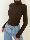 Long Sleeve High Neck Thermal T-shirt