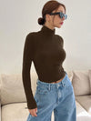 Long Sleeve High Neck Thermal T-shirt