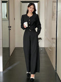 Long Sleeve Top And Pants Suit