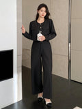 Long Sleeve Top And Pants Suit