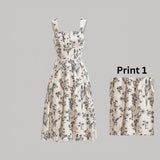 MOD Spring Break Floral Print Cami Long Dress