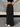 Parien Black Wide Leg without Belt Commuting Pant