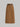 Parien Brown Corduroy Button Detail A-Line Skirt
