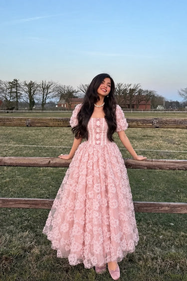Parien Butterfly Blush Dress