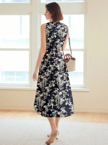 Parien Chiffon V neck Fold Pleated Dress(CLEARANCE SALE)