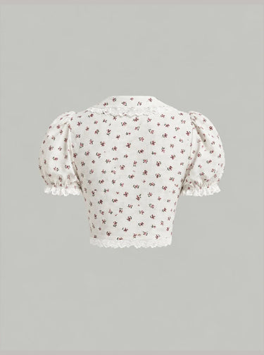Parien Floral Cottagecore Top