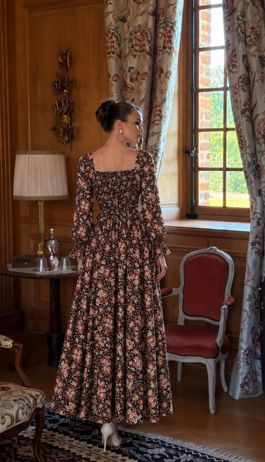 Parien Floral multicolor Chiffon Dress