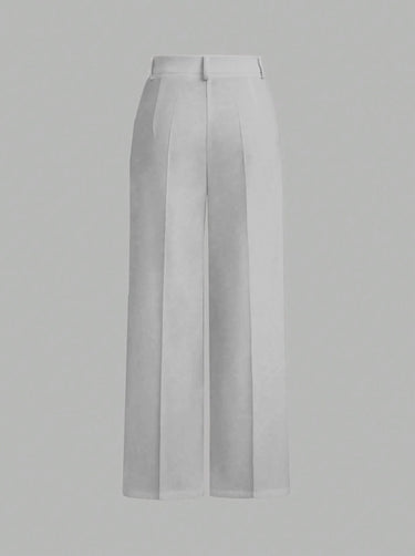 Parien Grey Draping Minimalist Pants