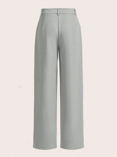 Parien Grey Straight Leg Pant