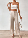 Parien High Waist Wide Leg Suit Pants