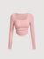 Parien Long Sleeves Slim Fit Knit Rib Top