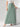 Parien Mint Green Zipper Detail  Elegant Maxi Skirt