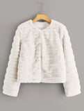 Parien Open Front Fur Coat