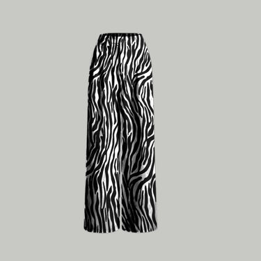 Parien Pinted Straps Top and Wide Leg Pants( Clearance Sale)