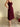 Parien Square Neck Layered Elegant Midi Christmas Sundress