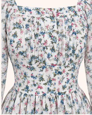 Parien The Celeste Soft Flowy Chiffon Floral Dress