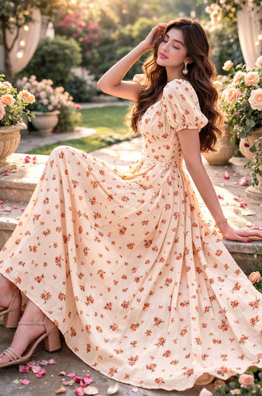 Parien lace Daisy Floral Dress
