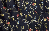 Parien Fitted Floral Print Crop Blouse(Clearance Sale)
