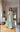 Parien Floral Tie Shoulder Lace Up Sage Dress