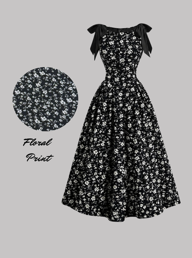 Parien French Style Floral 100% Cotten Dress