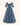 Parien Lace Up Flocked Maxi Dress