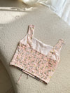 Parien Peach Floral Tank Top