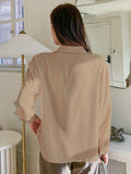 Parien Solid Button Front Shirt