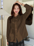 Parien Solid Button Front Shirt
