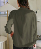 Parien Solid Button Front Shirt