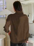 Parien Solid Button Front Shirt
