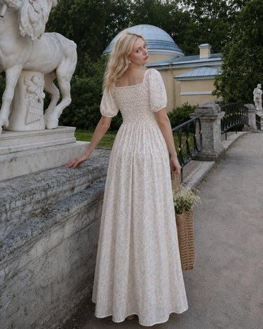 Parien Swiss Dot Ditsy Dress