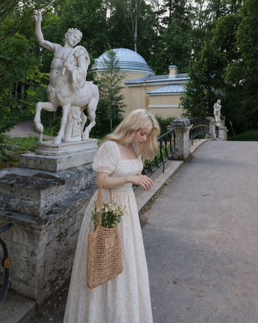 Parien Swiss Dot Ditsy Dress