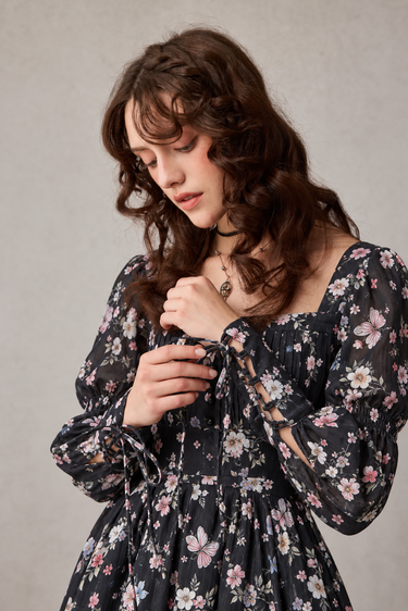 Parien The Celeste Soft Flowy Floral Dress