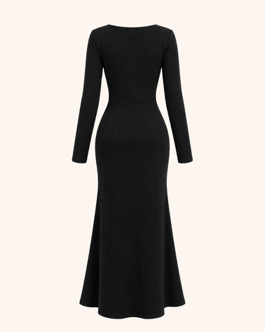 Parien Thermal Lined Long Dress With Warmth
