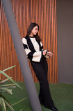 Parien Two Tone Drop Shoulder Sweater