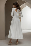 Parien Medium Waist Long Sleeve Luxury Dress