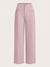 Pink High Waist Straight Leg Pants