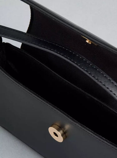Plain Crossbody Bag with Chain Strap