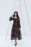 Parien Rustic Charm Chiffon Dress