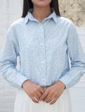 Parien Soft Breeze Floral Button-Up