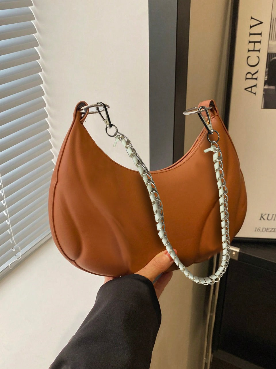 Solid Acrylic Chain Decoration  Handbag