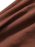 Solid Color Pocket Wide Leg Loose Casual Pants