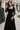 Square Neck Ruffle Waist A-Line Long Sleeve Sparkly Dress