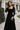 Square Neck Ruffle Waist A-Line Long Sleeve Sparkly Dress