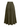 Parien Suede Army Green  Minimalist Skirt