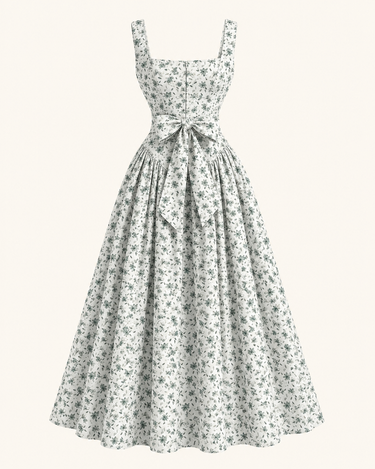 Parien Sleeveless Floral Printed Dress