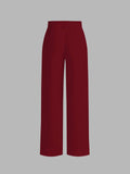 High Waist Straight Leg Pants (Clearance sale