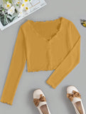 Lettuce Edge Solid Tee( Clearance sale