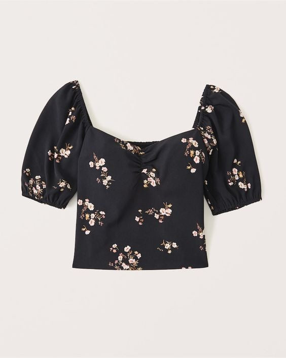 Parien Floral Crop Top