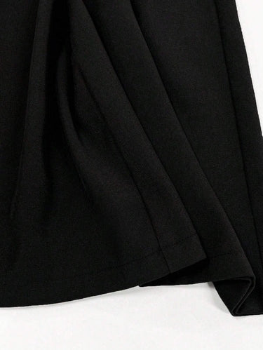 Solid Color High Waist Side Slit Hem Maxi Casual Skirt(Clearance sale)